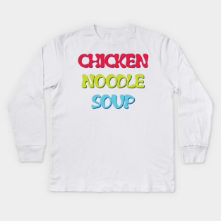 BTS Jhope chicken noodle soup Kids Long Sleeve T-Shirt